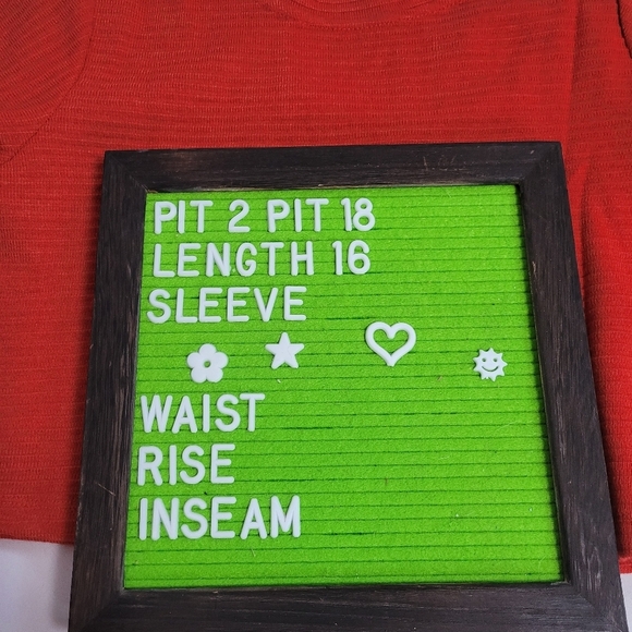 NWT Band of The Free Rust Long Bell Sleeve Cropped Ribbed Top Women's Size M - Picture 10 of 10